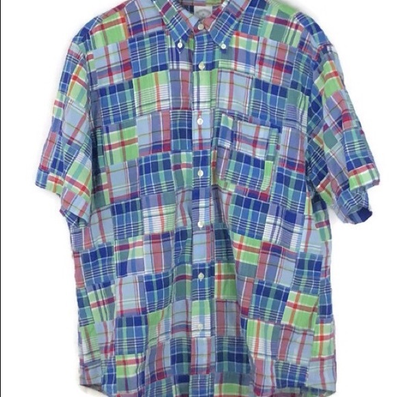brooks brothers madras shirt